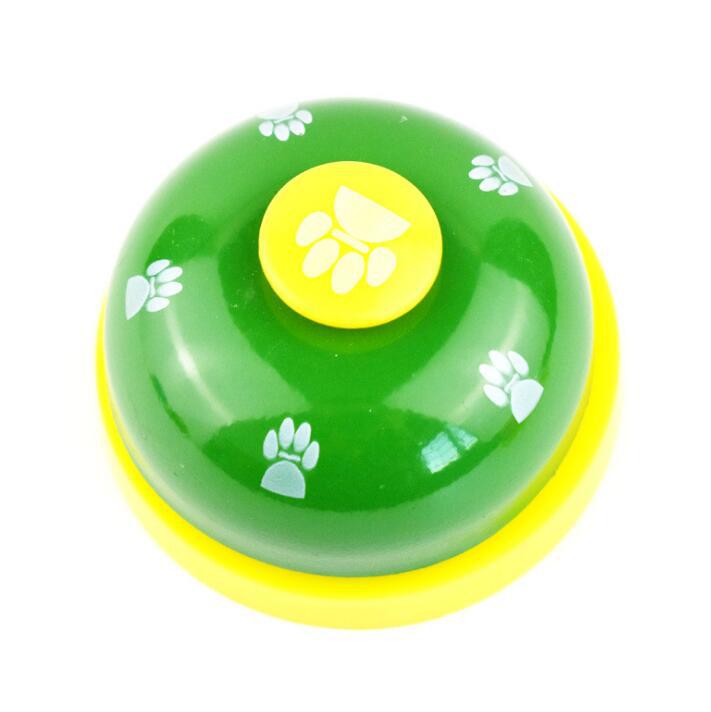 Cat and dog trainer pet footprints ringing the bell