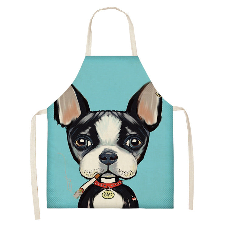 Dacron apron of dog animal series