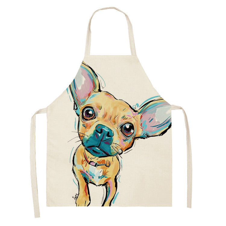 Dacron apron of dog animal series