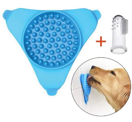 Slow treater pet slow food bowl slow food dish silicone sucker stick glass wall slip transfer attention