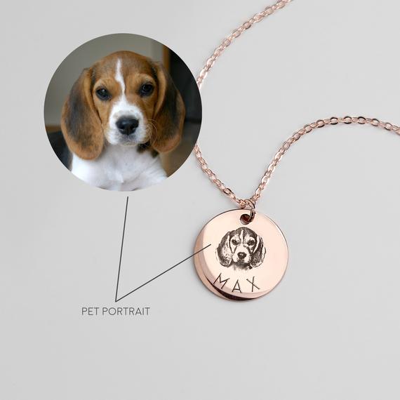 Photo Custom DIY Girl Jewelry Cat Dog Souvenir Gift No Fading Jewelry Necklace