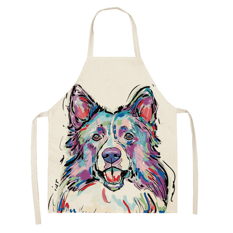 Dacron apron of dog animal series