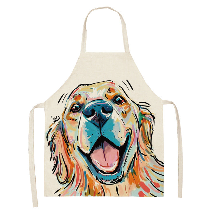 Dacron apron of dog animal series