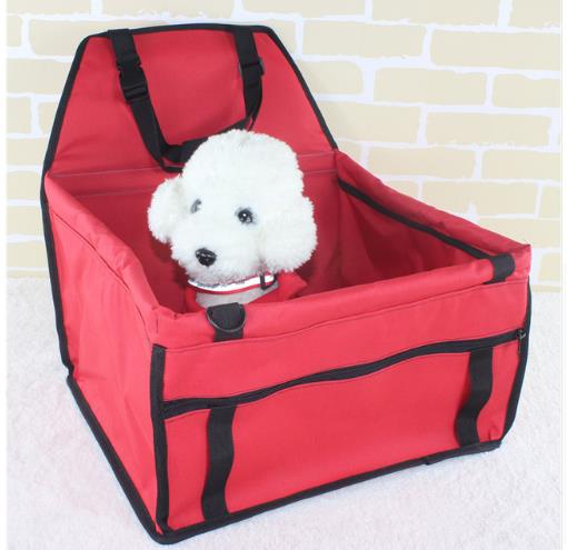 Dog Bag Basket Pet Products Fine joy Pet Dog Carrier Car-Carrying Car Seat Pad Safe Carry House Cat Puppy Bag Car Travel Basket