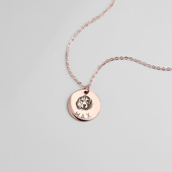 Photo Custom DIY Girl Jewelry Cat Dog Souvenir Gift No Fading Jewelry Necklace