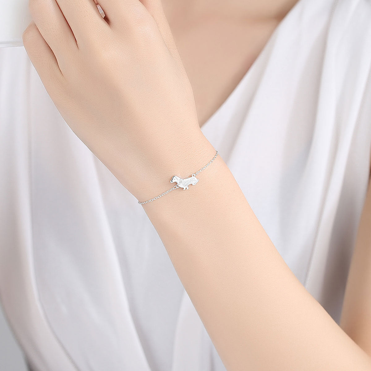 Playful dog bracelet