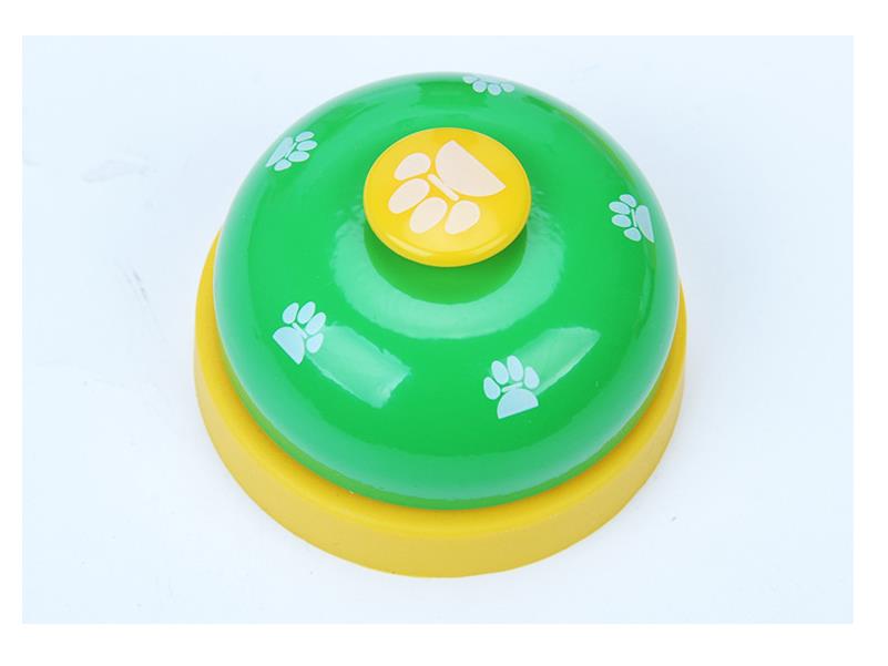 Cat and dog trainer pet footprints ringing the bell