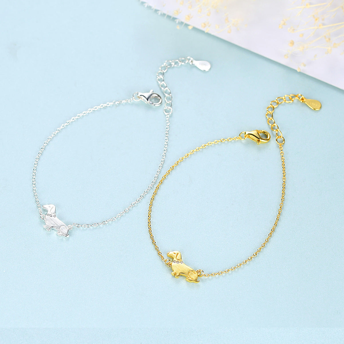 Playful dog bracelet