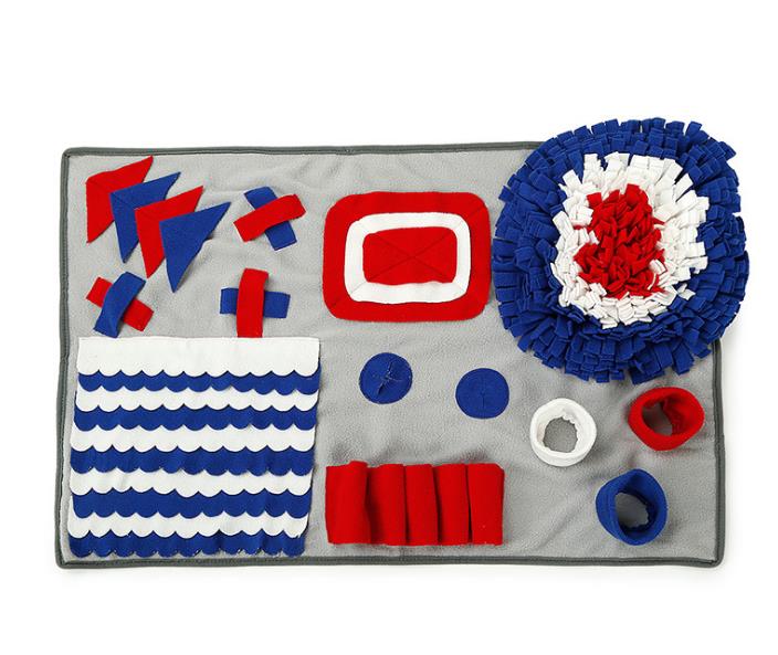 Pet sniffing pad dog cat machine washing sniffing blanket bite puzzle relief stress slow food environmental protection training blanket