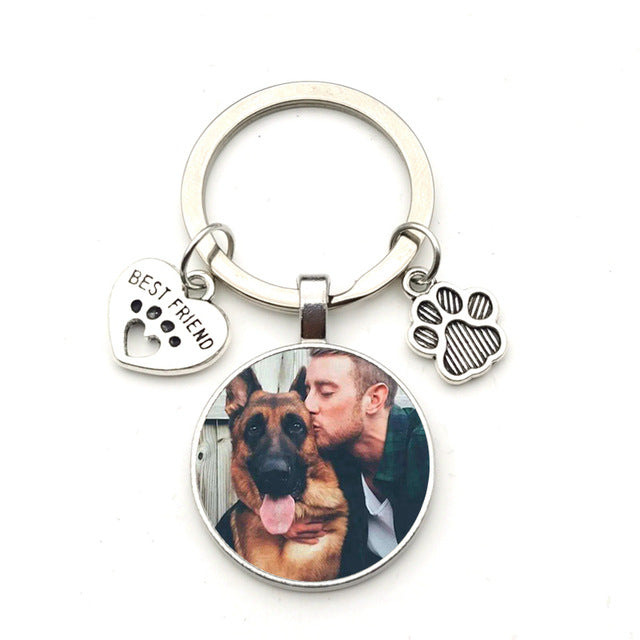 Custom DIY Dog Photo Keychain
