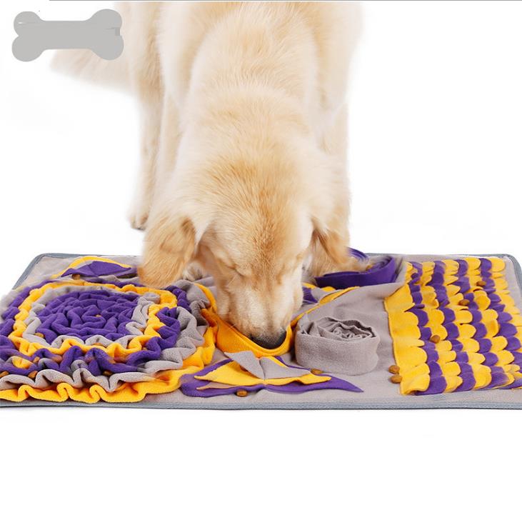 Pet sniffing pad dog cat machine washing sniffing blanket bite puzzle relief stress slow food environmental protection training blanket