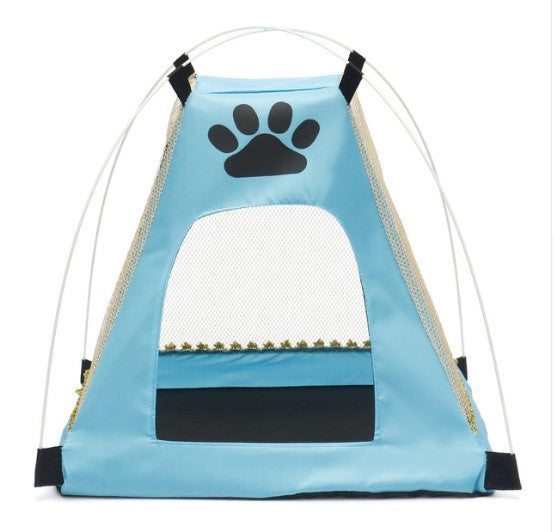 Breathable pet tent foldable portable dog cat home washable dog kennel