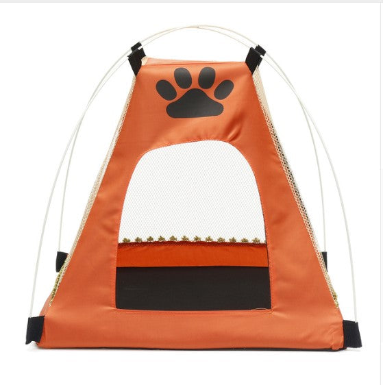 Breathable pet tent foldable portable dog cat home washable dog kennel