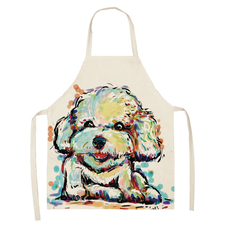 Dacron apron of dog animal series